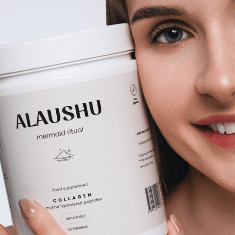 Jūrinis hidrolizuotas peptidinis kolagenas "mermaid ritual", 300 g, 30 porcijų - Alaushu