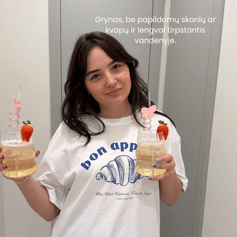 Jūrinis hidrolizuotas peptidinis kolagenas "mermaid ritual", 300 g, 30 porcijų - Alaushu